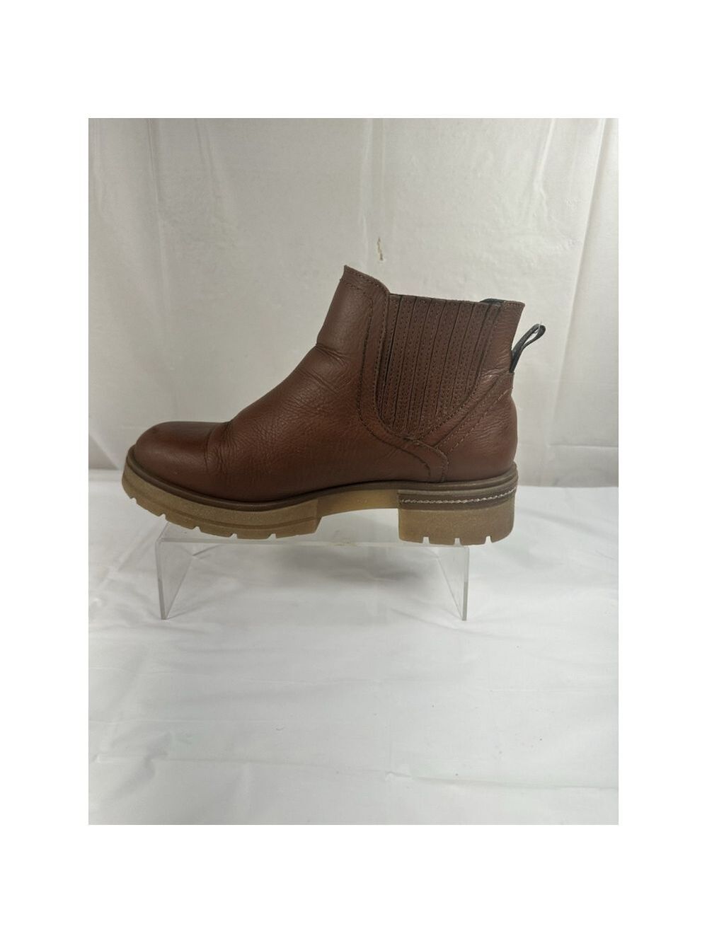 Musse & Cloud CHELSEA PLATFORM BOOT BROWN LUG SOLE - Picture 3 of 14